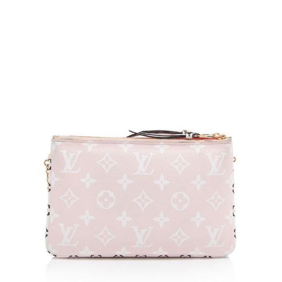 Louis Vuitton Giant Monogram Canvas Double Zip Pochette - Picture 3 of 15